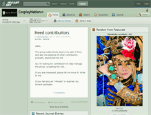 Tablet Screenshot of cosplaynation.deviantart.com