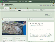 Tablet Screenshot of chasserlematin.deviantart.com