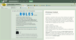 Desktop Screenshot of combustable-lemons.deviantart.com