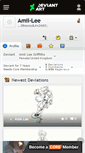Mobile Screenshot of amii-lee.deviantart.com