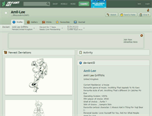 Tablet Screenshot of amii-lee.deviantart.com