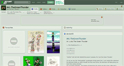 Desktop Screenshot of mrl-thegreenthunder.deviantart.com