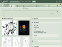 Tablet Screenshot of darsch.deviantart.com