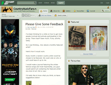 Tablet Screenshot of countrymusicfans.deviantart.com