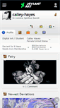 Mobile Screenshot of calley-hayes.deviantart.com