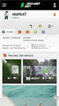 Mobile Screenshot of misfit47.deviantart.com