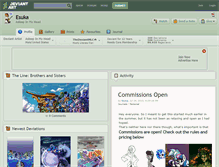 Tablet Screenshot of esuka.deviantart.com