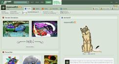 Desktop Screenshot of moonwolf03.deviantart.com