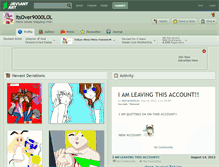 Tablet Screenshot of itsover9000lol.deviantart.com