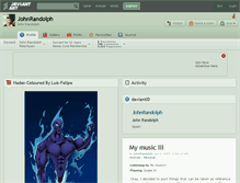 Tablet Screenshot of johnrandolph.deviantart.com