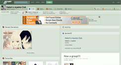 Desktop Screenshot of hatori-x-ayame-club.deviantart.com