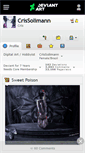 Mobile Screenshot of crissolimann.deviantart.com