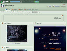 Tablet Screenshot of crissolimann.deviantart.com