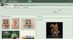 Desktop Screenshot of kahiah.deviantart.com