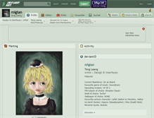 Tablet Screenshot of migtan.deviantart.com