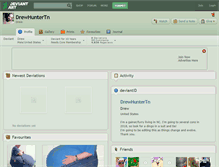 Tablet Screenshot of drewhuntertn.deviantart.com