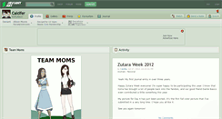 Desktop Screenshot of calcifer.deviantart.com