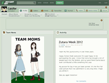 Tablet Screenshot of calcifer.deviantart.com