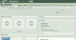 Desktop Screenshot of nakedknight.deviantart.com