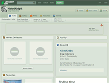 Tablet Screenshot of nakedknight.deviantart.com