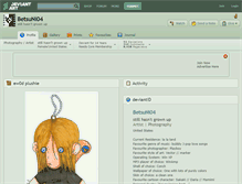 Tablet Screenshot of betsuni04.deviantart.com