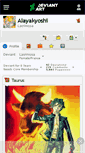 Mobile Screenshot of alayakyoshi.deviantart.com