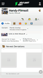 Mobile Screenshot of mandy-plimsoll.deviantart.com