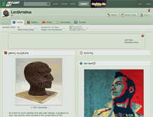 Tablet Screenshot of lordarnebus.deviantart.com