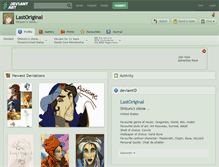 Tablet Screenshot of lastoriginal.deviantart.com