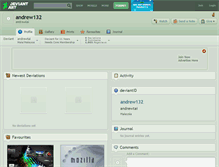 Tablet Screenshot of andrew132.deviantart.com