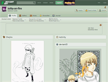 Tablet Screenshot of lolita-on-fire.deviantart.com