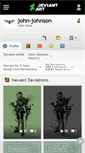 Mobile Screenshot of john-johnson.deviantart.com