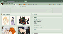 Desktop Screenshot of mizu-chan-uzumaki.deviantart.com