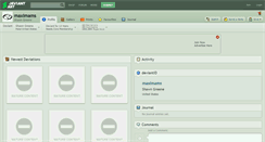 Desktop Screenshot of maximams.deviantart.com