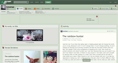 Desktop Screenshot of koramae.deviantart.com