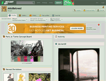 Tablet Screenshot of akiobeloved.deviantart.com