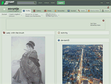 Tablet Screenshot of eowyntje.deviantart.com