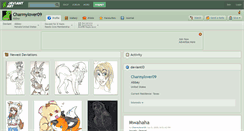 Desktop Screenshot of charmylover09.deviantart.com
