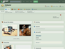 Tablet Screenshot of jizmaster.deviantart.com