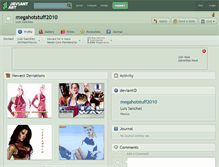 Tablet Screenshot of megahotstuff2010.deviantart.com