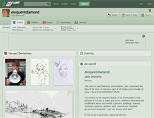 Tablet Screenshot of eloquentdiamond.deviantart.com
