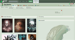 Desktop Screenshot of don-pancho.deviantart.com