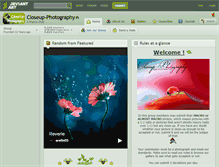 Tablet Screenshot of closeup-photography.deviantart.com