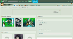 Desktop Screenshot of animefreakone.deviantart.com