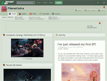Tablet Screenshot of filtered-suliva.deviantart.com