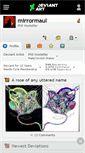 Mobile Screenshot of mirrormaul.deviantart.com