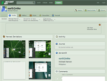 Tablet Screenshot of earth2mike.deviantart.com