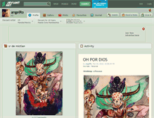 Tablet Screenshot of angelro.deviantart.com