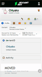 Mobile Screenshot of chiyako.deviantart.com