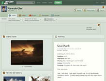 Tablet Screenshot of kurando-uteri.deviantart.com